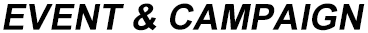 イベント&キャンペーン